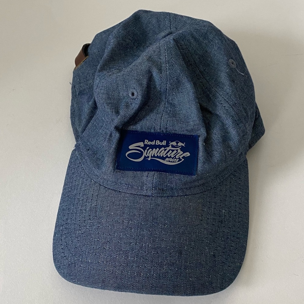 Red Bull blue hat